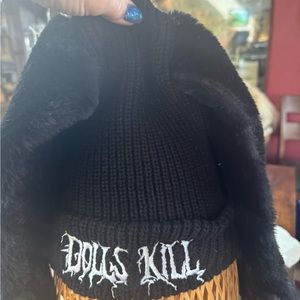 Dolls Kill. Bunny ears Beanie.